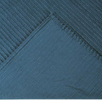 Better Trends Chenille Bedspreads Queen Size, Teal 100% Cotton Chenille Stripe Design Tufted Bedding Coverlet Soft Lightweight, 102"x110" 1 Pieces Jullian Collection