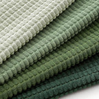 MIULEE Sage Green Pillow Covers 20x20 Inch Set of 4 Spring Boho Farmhouse Home Decor Mordern Nordic Throw Pillows Covers Summer Soft Corduroy for Couch Bed Sofa Living Room Forest Green