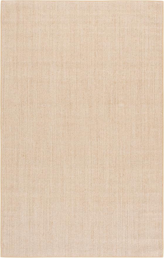 Martha Stewart x SAFAVIEH Area Rug Collection - 5' x 8', Beige & Ivory, Sisal & Jute, Farmhouse Style, Ideal for Living Room, Bedroom, Office, Dining Space (MSR9501C)