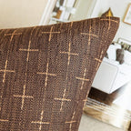 MIULEE Pack of 2 Decorative Vintage Burlap Linen Euro Sham Brown Throw Pillow Covers for Sofa Couch Bed 24x24 Modern Farmhouse Pillowcase Rustic Woven Textured Cushion Cover Inch Dark Coffee