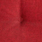 Square Tufted Floor Pillow with Removable Cover, Scarlet, Large (40")