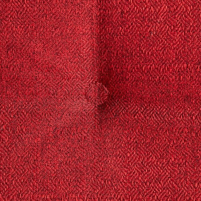 Square Tufted Floor Pillow with Removable Cover, Scarlet, Large (40")