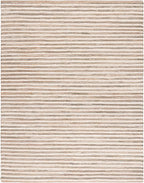 SAFAVIEH Area Rug 8x10 - Cape Cod Collection - Large - Natural & Green, Geometric Design, Ideal for Living Room, Bedroom, Office, Dining Space (CAP151Y)