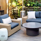 Utopia Bedding Outdoor Pillow Inserts 20 x 20 Inches (Pack of 2, White), Water Resistant Garden Throw Pillows for Patio and Porch Furniture