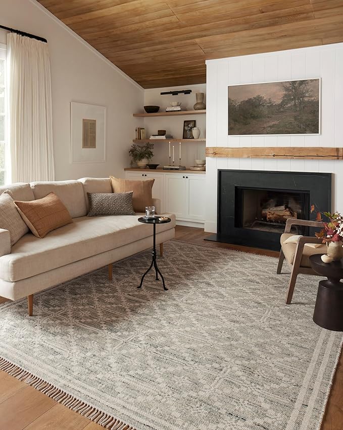 Loloi Angela Rose Rivers Collection RIV-02 Lagoon/Ivory 2'-3" x 3'-9" Reversible Accent Rug