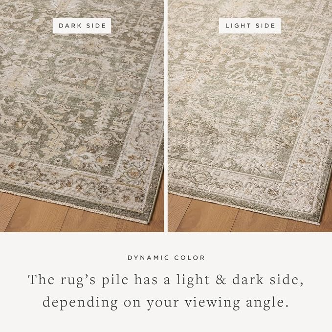 Loloi Magnolia Home by Joanna Gaines Pace Collection PAC-06 Forrest/Natural 2'-6" x 12'-0" Runner Rug