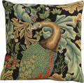 Charlotte Home Furnishings Throw Pillow Covers Decorative Boho Pillow Covers for Couch Living Room Black Peacock Square Cushion Cases 18x18 in European Cotton Jacquard Woven for Cozy Bedroom Decor