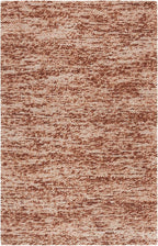 SAFAVIEH Area Rug 6x9 - Natura Collection - Rust & Brown, Handmade Wool Blend, Textured Design, Ideal for Living Room, Bedroom, Dining Space (NAT425P)