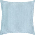 Better Trends Jullian Collection is Super Soft and Light Weight in Bold Stripes Design 100% Cotton Tufted Unique Luxurious Machine Washable Tumble Dry, Euro Sham, Blue