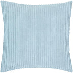 Better Trends Jullian Collection is Super Soft and Light Weight in Bold Stripes Design 100% Cotton Tufted Unique Luxurious Machine Washable Tumble Dry, Euro Sham, Blue