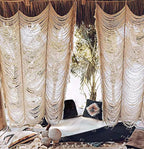 Macrame Curtain Boho Curtain Doorway Window Wall Decor Fiber Yarn Art Craftsmanship Bedroom Headboard Décor,59" W x 75" H(1 Panel)