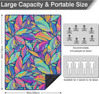 Waterproof Picnic Blankets Foldable & Portable 60''x80'' Boho Picnic Mat for Outdoors, Large Washable Picnic Blanket for Travel Camping Beach, Park Grass Picnic Blanket Accessories for Adults