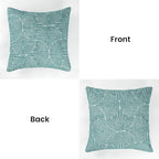 AELS Boho Decorative Textured Throw Pillow Covers 20x20, Modern Mid Century Rainbow Tufted Pillow Case, Farmhouse Rustic Geometric Woven Cushion Case for Bed Couch Sofa, Green