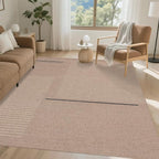 Easy Jute Rug 8x10: Indoor Outdoor Natural Boho Area Rugs for Living Room Patio Washable - Farmhouse Neutral Contemporary Large Carpet for Bedroom Dining Room Backyard Office Non Slip