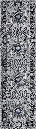SAFAVIEH Vintage Hamadan Collection Runner Rug - 2'3" x 14', Light Grey & Dark Grey, Traditional Persian Design, Non-Shedding & Easy to Clean, Ideal for Hallway, Foyer, Entryway, Bedroom (VTH211F)