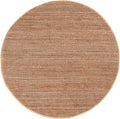 SAFAVIEH Natural Fiber Collection Area Rug - 11' Round, Natural, Handmade Farmhouse Jute, Ideal for High Traffic Areas in Living Room, Bedroom (NF730C)