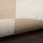 Nourison Home Washable Modern Jute Natural Ivory 7'10" x 9'10" Area Rug - Easy Clean, Non Shedding, Bed Room, Living Room, Dining Room, Kitchen (8' x 10')