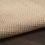 Nourison Home Washable Jute Natural 3'11" x 5'11" Area Rug - Easy Clean, Non Shedding, Bed Room, Living Room, Dining Room, Kitchen (4' x 6')
