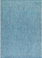 Washable Indoor Outdoor Rug Weather Resistant Carpet Modern Solid for Porch Deck Balcony Backyard Patio Rug 10x14 Aqua Blue