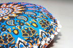 INDIAN CRAFT CASTLE Floor Pillows Cover Cute Throw Pillows Cover Floor Seat Cushion Cover Chair Pads for Back to School First Day of School for Sofa Couch Bed Decor 22 Inches (Blue Brown)