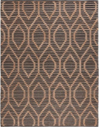 SAFAVIEH Area Rug 9x12 - Natural Fiber Collection - Large - Black & Natural, Flat Weave Jute, Ideal for Living Room, Bedroom, Dining Space (NF378Z)