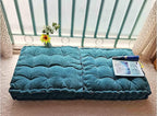 Verpert Floor Pillow 25x25 Inch, Square Meditation Cushion Floor Seating for Adults, Oversized Tufted seat Cushion Reading Nook for Kids, Yoga Meditation Pillow for Sitting on Floor (Turquoise)