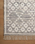 Loloi Angela Rose Rivers Collection RIV-01 Denim/Ivory 8'-6" x 11'-6" Reversible Area Rug