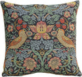 Charlotte Home Furnishings Throw Pillow Covers Decorative Boho Pillow Covers for Couch Living Room Blue Strawberry Square Cushion Cases 18x18 in European Cotton Jacquard Woven Cozy Bedroom Decor