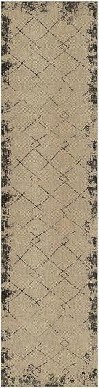 2x8 Jute Runner Rug for Hallway: Farmhouse Washable Kitchen Rug Non Slip Outdoor Indoor Rug for Bedroom Porch Laundry Bathroom - Modern Brown