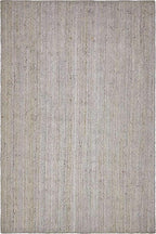 Unique Loom Braided Jute Collection Area Rug - Dhaka (4' 1" x 6' 1" Rectangle, Gray)