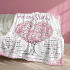 Aipon Sister Gifts Blanket, Sisters Birthday Gifts for Sister, to My Sister Blanket 40"x 50", Big Sister Gift for Sister Wedding Graduation, Sister Blankets from Sister Adult Best Sister Ever Gifts
