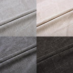 Set of 4 Soft Textured Decorative Throw Pillow Covers 18x18 Inch Cozy Farmhouse Cushion Cover Square Accent Pillow Cases for Bed Couch Sofa Living Room, Grey Series