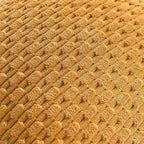 Set of 4 Mustard Yellow Decorative Throw Pillow Covers 20x20 Inch Corduroy Pillow Covers for Bed Couch Sofa Living Room Soft Square Cushion Cases