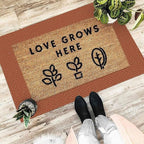 EARTHALL Woven Area Rug 2x3 Ft Washable Rugs for Entryway Braided Non Slip Throw Rugs Door Mat Indoor Outdoor Entrance Small Cotton Woven Carpet for Kitchen Foyer Front Door, Rustic Orange/Tan
