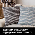Foindtower Set of 2 Decorative Neutral Floral Print Throw Pillow Covers Vintage Accent Farmhouse Cushion Covers Boho Home Decor for Sofa Couch Chair Bedroom Living Room,18×18 Inch,Black