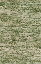 SAFAVIEH Area Rug 6x9 - Natura Collection - Green & Ivory, Handmade Wool Blend, Textured Design, Ideal for Living Room, Bedroom, Dining Space (NAT425Y)
