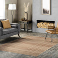 Nuloom Madie Natural/Ivory, 4' x 6', Recycled PET, Soft and Textured, High Traffic, Stain Resistant, Easy Clean, Durable, Machine Washable Area Rug for Bedroom, Living Room, Dining, Foyer, Entryway