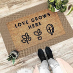 EARTHALL Woven Area Rug 2x3 Ft Washable Rugs for Entryway Braided Non Slip Throw Rugs Door Mat Indoor Outdoor Entrance Small Cotton Woven Carpet for Kitchen Foyer Front Door, Orange/Tan/Brown