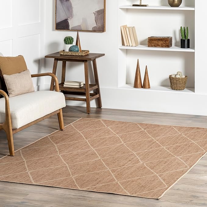 Nuloom Billy Ivory, 5' x 8', Recycled Polyester, Soft and Textured, High Traffic, Stain Resistant, Easy Clean, Durable, Machine Washable Runner for Bedroom, Living Room, Dining, Den, Foyer, Entryway
