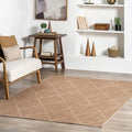 Nuloom Billy Ivory, 5' x 8', Recycled Polyester, Soft and Textured, High Traffic, Stain Resistant, Easy Clean, Durable, Machine Washable Runner for Bedroom, Living Room, Dining, Den, Foyer, Entryway