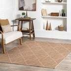 Nuloom Billy Ivory, 5' x 8', Recycled Polyester, Soft and Textured, High Traffic, Stain Resistant, Easy Clean, Durable, Machine Washable Runner for Bedroom, Living Room, Dining, Den, Foyer, Entryway