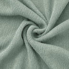Vonty Sage Green Knitted Blanket with Tassels Fringe 60" x 80", Super Soft Knit Throw Blanket, Farmhouse Decorative Lightweight Blanket for Couch, Sofa, Bed