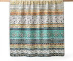 HORIMOTE HOME Boho Style Twin Size Quilt Set Yellow Bohemian Floral Strip Quilt Beddding Set, Soft and Lightweight Bedspread for All Season,XL Twin Bed Coverlet with 1 Matching Pillow Sham (2 Pieces)