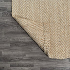 JONATHAN Y Espina Hand Woven Herringbone Chunky Jute Ivory Indoor Area Rug, 3x5, Bohemian, Cottage, Easy-Cleaning for Living Room, Bedroom, Kitchen, Pet Friendly, Non-Shedding (NFR101B-3)