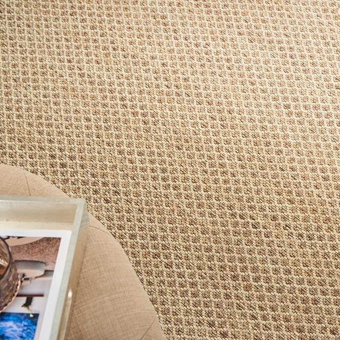 Nourison Home Courtyard Jute 10' x 14' Area Rug - Easy Clean, Non Shedding, Bed Room, Living Room, Dining Room, Kitchen (10' x 14')