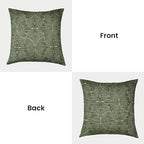 AELS Boho Decorative Textured Throw Pillow Covers 26x26, Modern Mid Century Rainbow Tufted Pillow Case, Farmhouse Rustic Geometric Woven Cushion Case for Bed Couch Sofa, Olive Green