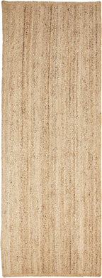 Superior Braided Jute Handwoven Indoor Runner Rug, Floor Decor for Hallway, Living Room, Dining Room, Bedroom, Office, Dorm, Kitchen, Entry, Hand-Woven Modern Farmhouse Rugs, 2' 6" x 10', Natural Tan