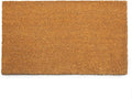 PLUS Haven 17.5x30 Door Mat with Heavy-Duty Backing - Coco Coir Doormat for Outdoor or Indoor Uses - Non-Slip Welcome Mats for Entryway or Porch - Easy to Clean Front Door Mat - Natural Brown