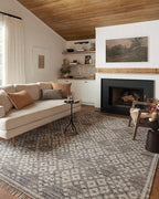 Loloi Angela Rose Rivers Collection RIV-01 Denim/Ivory 8'-6" x 11'-6" Reversible Area Rug