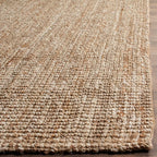 SAFAVIEH Area Rug 5x8 - Natural Fiber Collection - Natural & Ivory, Handmade Jute, Farmhouse Style, Chunky Textured Thick Pile (NF447N)
